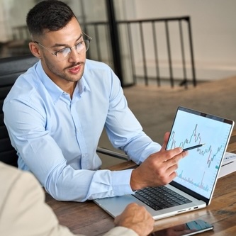 Associate points at business graph
