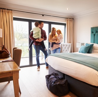 Family views hotel room